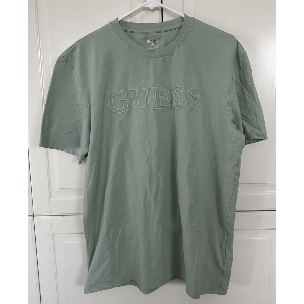Guess T- Shirt Green Men's Size XL